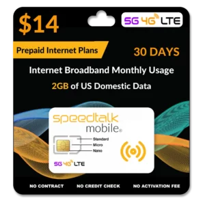$14 A month Broadband SIM CARD Plans