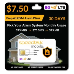 7.50 ALARM SIM CARD Plans 1