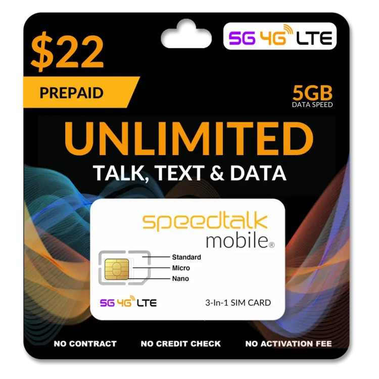 SpeedTalk SIM Card for Landing Page 14