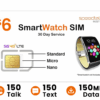 SpeedTalk Mobile SIM card for smartwatch $6 monthly prepaid plan best value option.