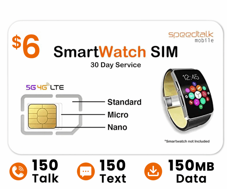 Speedtalkmobile.com Smartwatch Plans $6