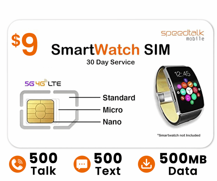 Speedtalkmobile.com Smartwatch Plans $9