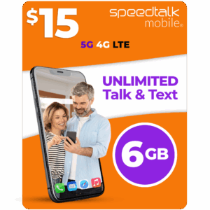 speedtalk mobile 15 dollar 6gb unlimited talk text plan