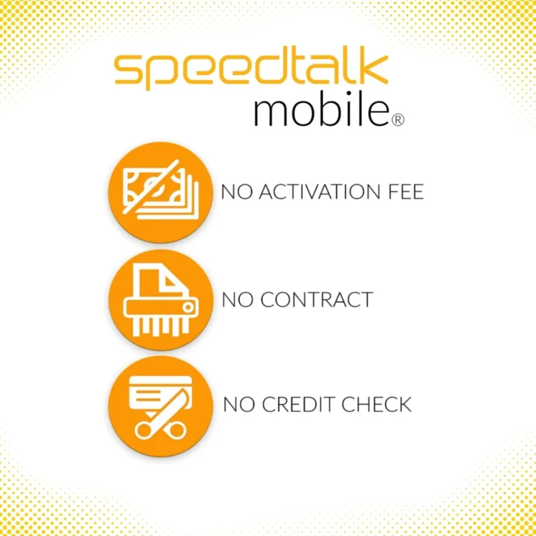 whats is included with speedtalk mobile service 4