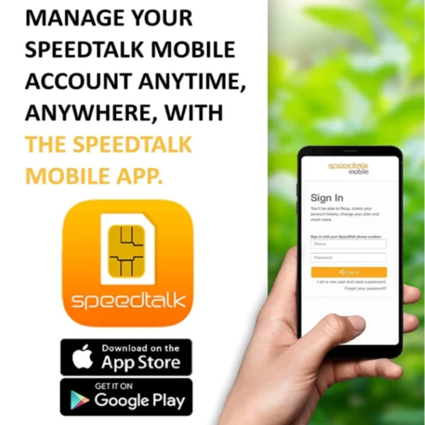 whats is included with speedtalk mobile service 5