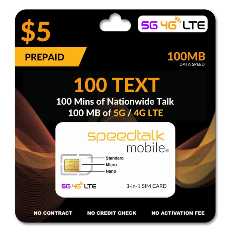 5 dollar Prepaid