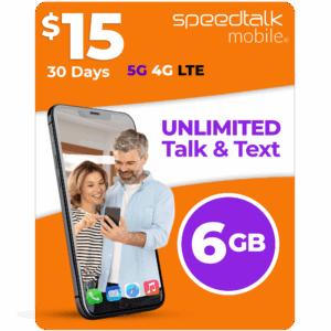 speedtalk mobile 15 dollar 6gb unlimited talk text plan