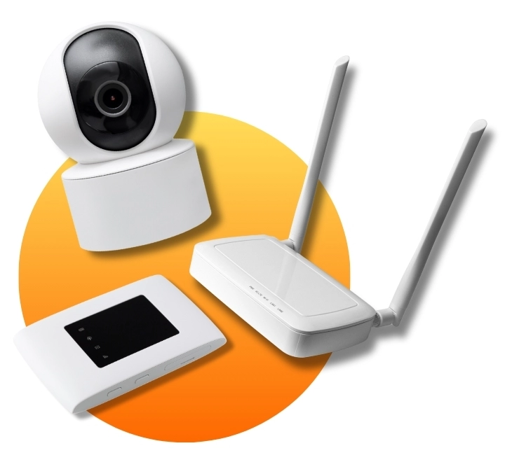 Wireless broadband router and mobile hotspot devices powered by high speed 4G LTE and 5G SIM card data plan, affordable home internet alternative with no annual contract.