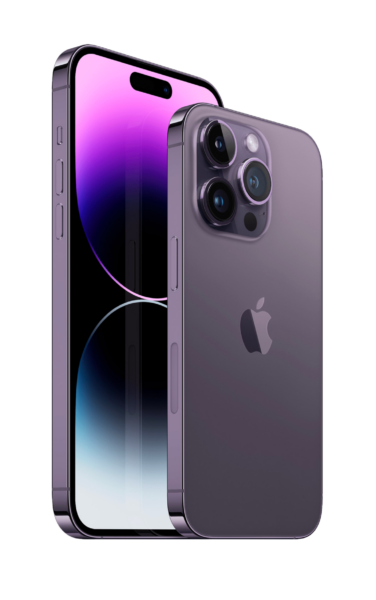 CITYPNG.COMiPhone 14 Pro And Max Deep Purple PNG 2350x4070 1