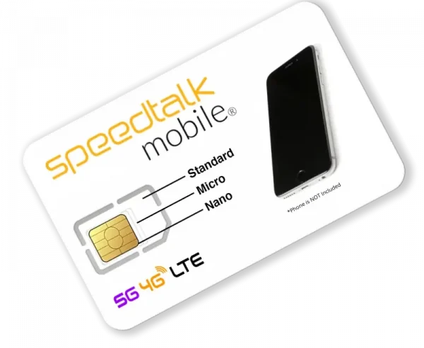 SpeedTalk Mobile Wireless Sim Card For Smart Phones