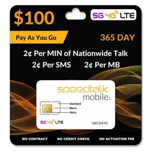 SpeedTalk SIM Card for Landing Page 23