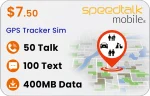 $7.50 a Month GPS Tracker Plan with 50 Talk, 100 Text and 400MB Data