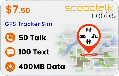 $7.50 a Month GPS Tracker Plan with 50 Talk, 100 Text and 400MB Data