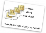 Prepaid triple cut SIM card standard micro nano sizes for unlocked phones budget wireless plans no contract required